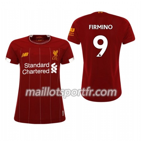 Maillot de Foot Liverpool Roberto Firmino 9 Femme Domicile 2019/20 Maillot de Foot Liverpool Roberto Firmino 9 Femme Domicile 2019/20